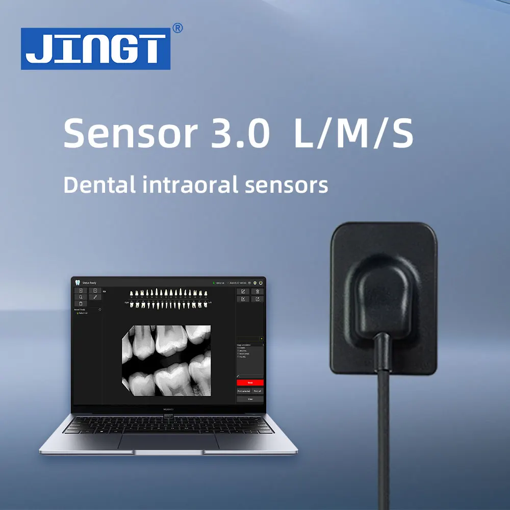 

JINGT SENSOR 3.0 S/M/L Dental Sensor X-Ray Radiovisiograph Digital Sensor Intraoral Imaging System HD Image Dental Products