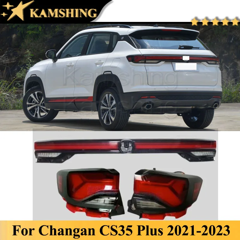 

Kamshing For Changan CS35 Plus 2021-2022 Rear Bumper Tail Light Lamp Taillights Taillamps Brake Light Car Light