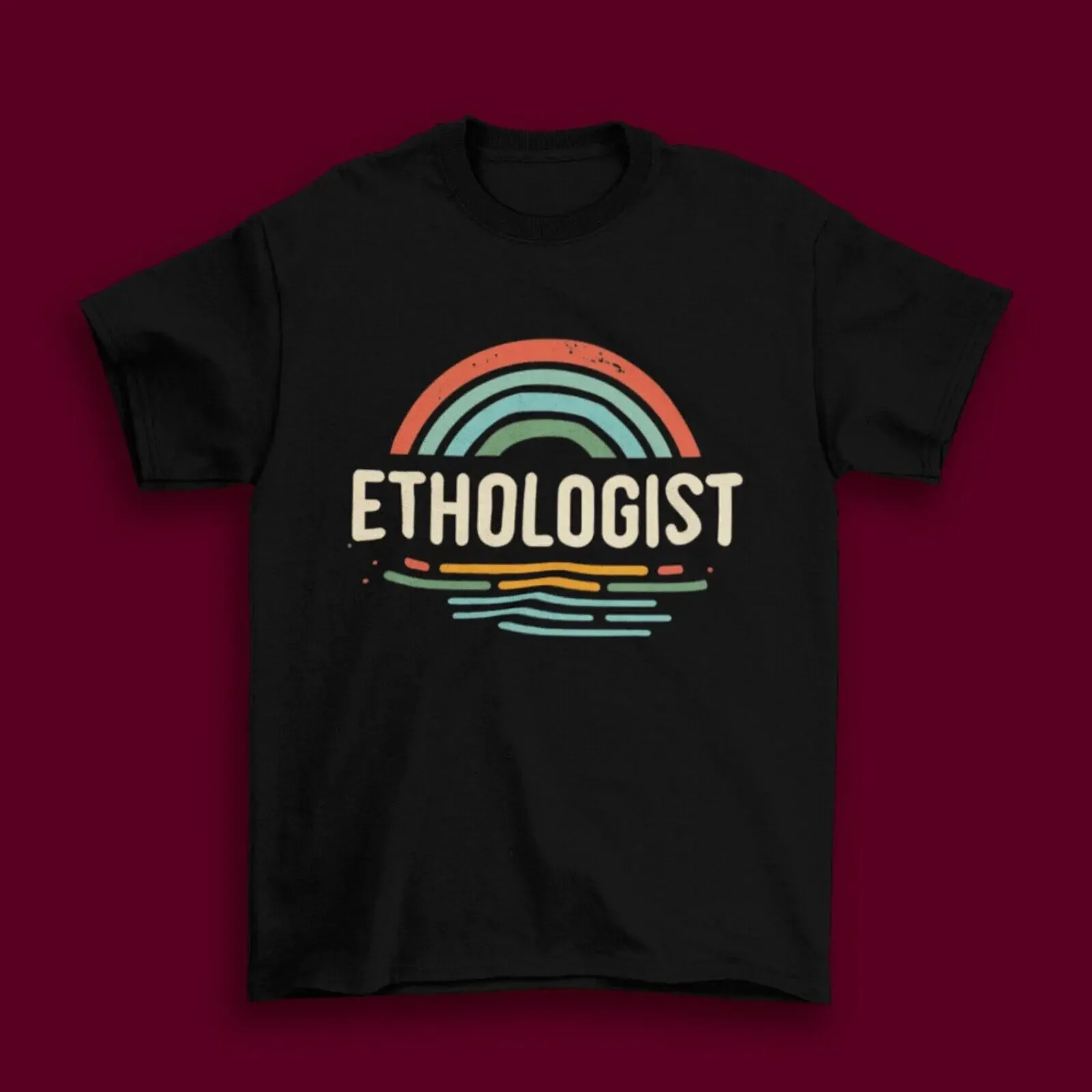 Vintage Ethologist Rainbow And Water Classic Unisex T-Shirt