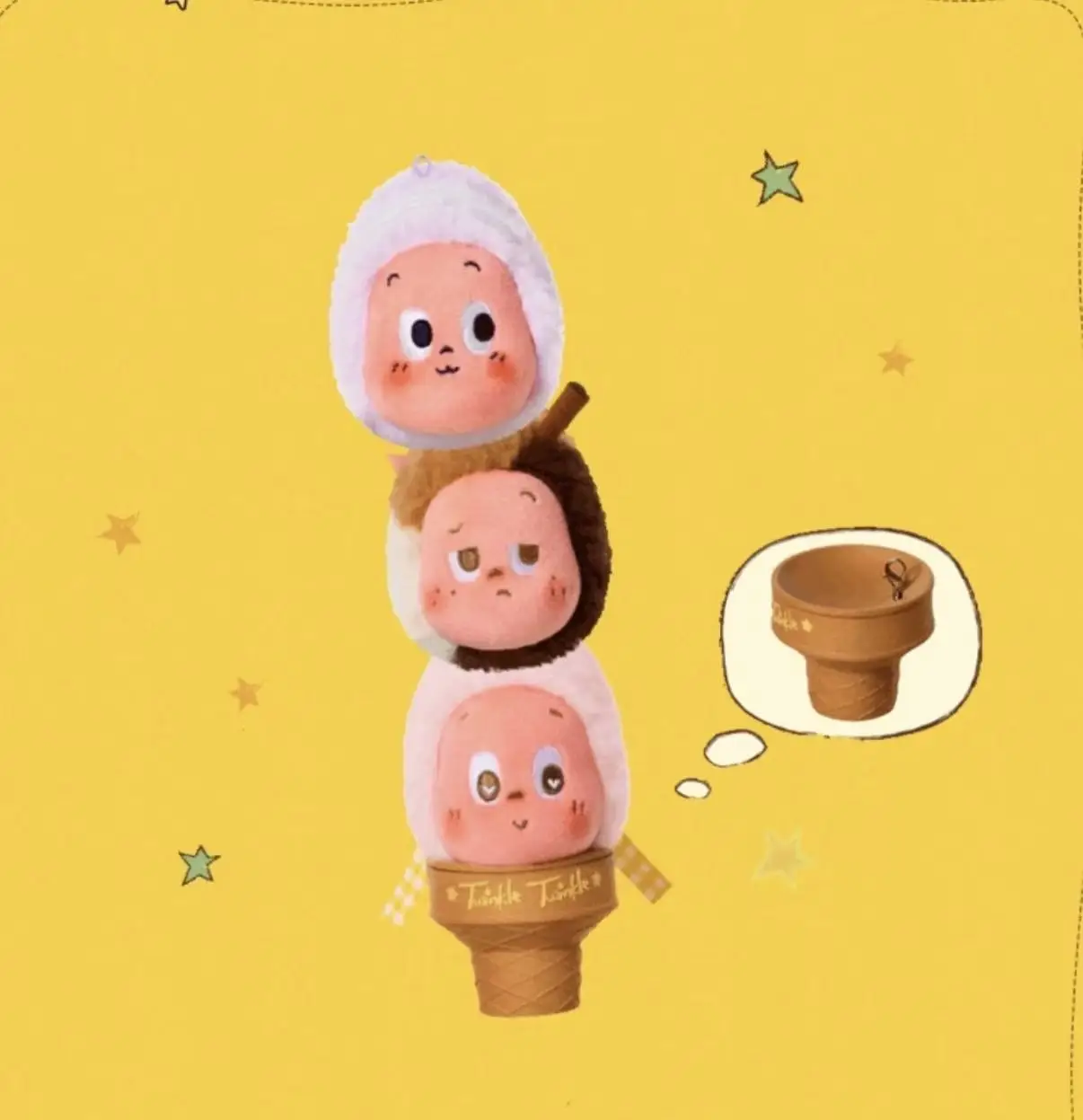 

POP MART Twinkle Twinkle Moon Gelato Series Blind Box Cute Action Figure Model Toy Surprise Gift for Birthday