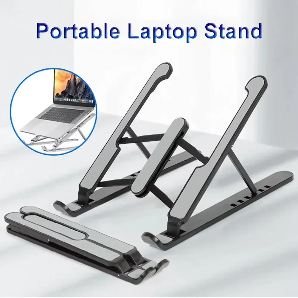 Multifunktionaler Faltbarer Aluminium-Notebook-Ständer Flexibel Einstellbare Höhe und Winkel Desktop-Laptop-Halterung