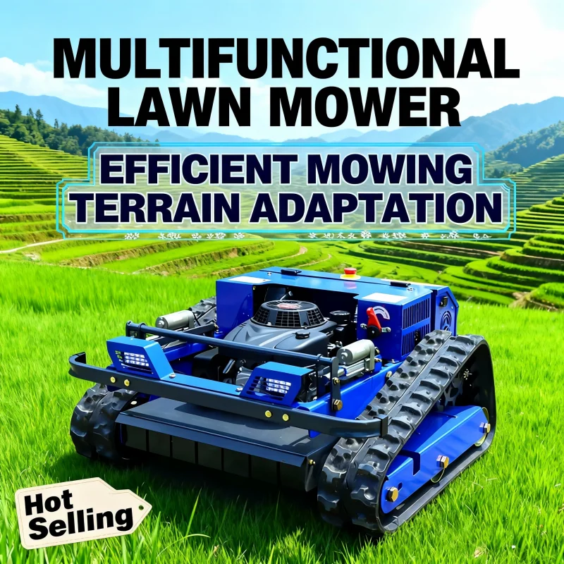 

Customized High-quality compact intelligent remote control lawn mower engineered for versatile all-terrain operation