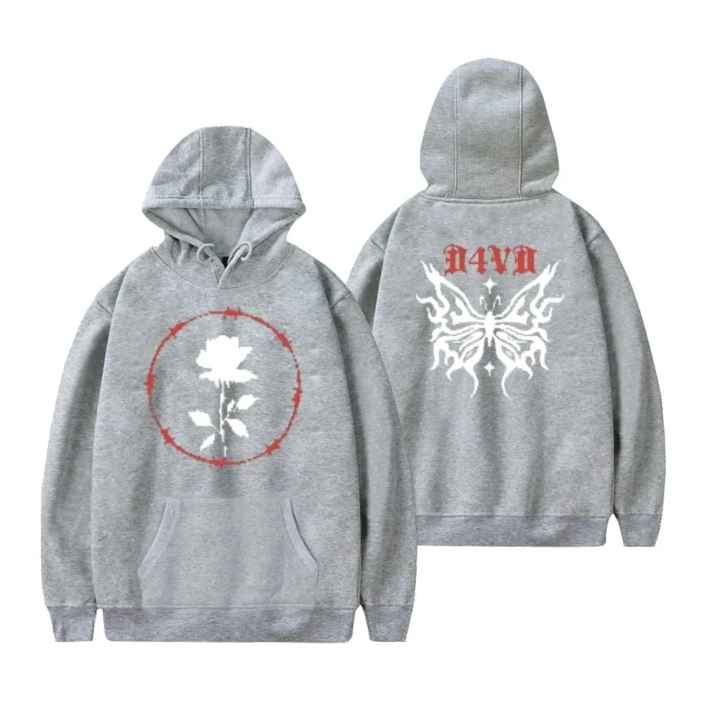D4vd Butterfly Glow Hoodie, Mop Hoodie, Unisex, Mango, 2024