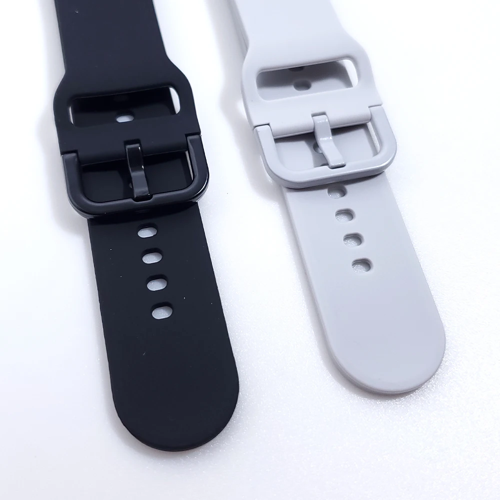 Siliconen Band Voor Samsung Galaxy Watch4 Klassieke 46Mm 42Mm/Galaxy Horloge 4 44Mm 40Mm Sport band Vervanging Polsbandjes 1:1 Gesp