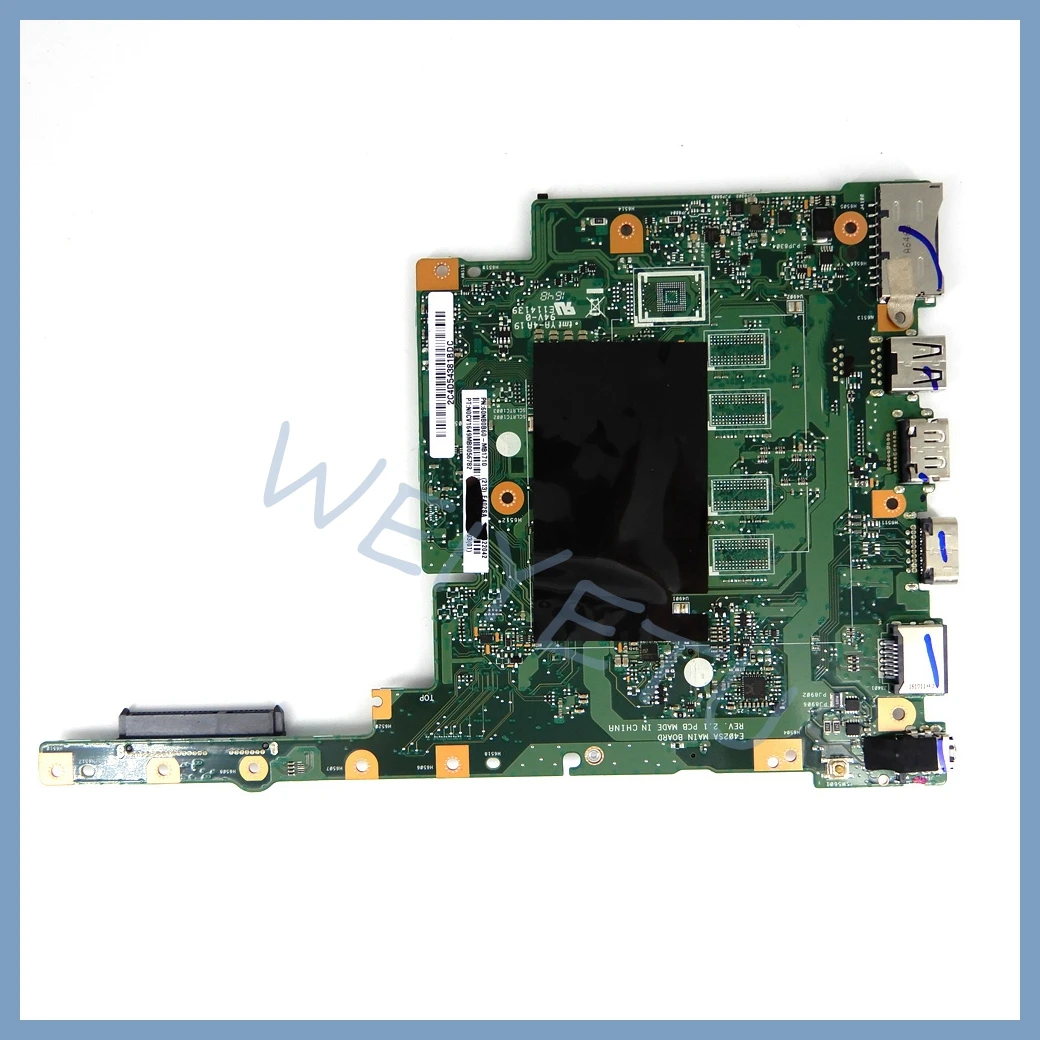 E402SA Laptop Mainboard For Asus E402SA E402S E502SA E502S X502SA F502SA L502SA L402SA Motherboard with N3050 N3160 N3710 CPU