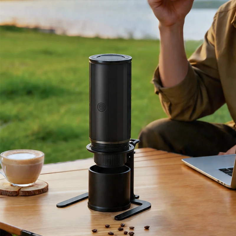 ZeroHero Mini Espresso Machine For Outdoor Compact Espresso Machine Rechargeable Coffee Maker