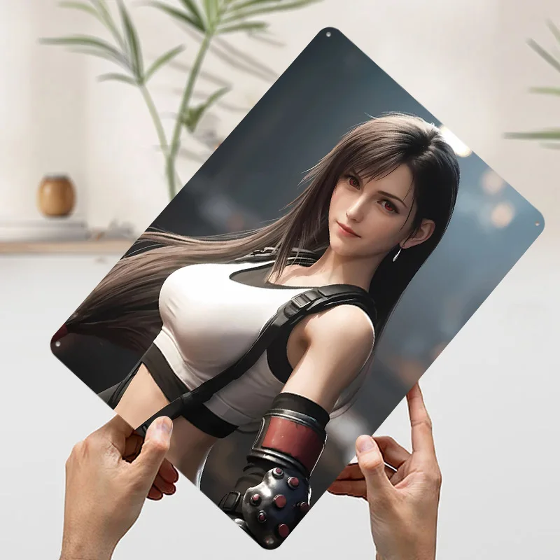 تيفا لوكهارت صورة معدنية ملصق علامات معدنية جدار الفن المرآب الديكور في المنزل مخصص تين تسجيل للديكور المنزل رجل الكهف #3