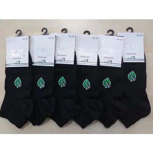 Emre-calcetines de bambú para hombre, botines 095