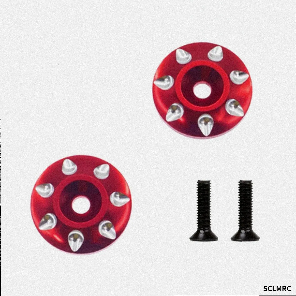 2pcs M3 Colourful Aluminum cup head washer /w 3mm Screw for 1/8 RC Car Tail Wing Crawler HSP Traxxas TAMIYA CC01 4WD Axial SCX10