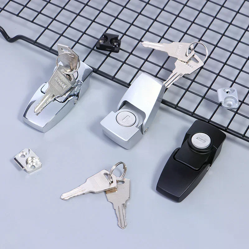 /TPz/Dk604 Buckle Lock Stainless Steel Cabinet Latch Drawer Security Toggle Lock With Two Keys