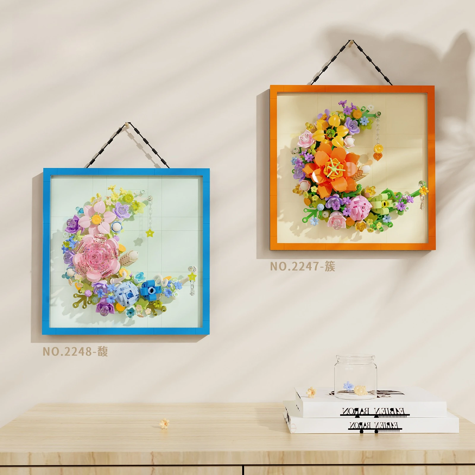 

Flower Bouquet frame Building Blocks Set Micro Brick Bonsai DIY Home Decoration MOC Botanical Flowers for Adults Kids toys Gifts