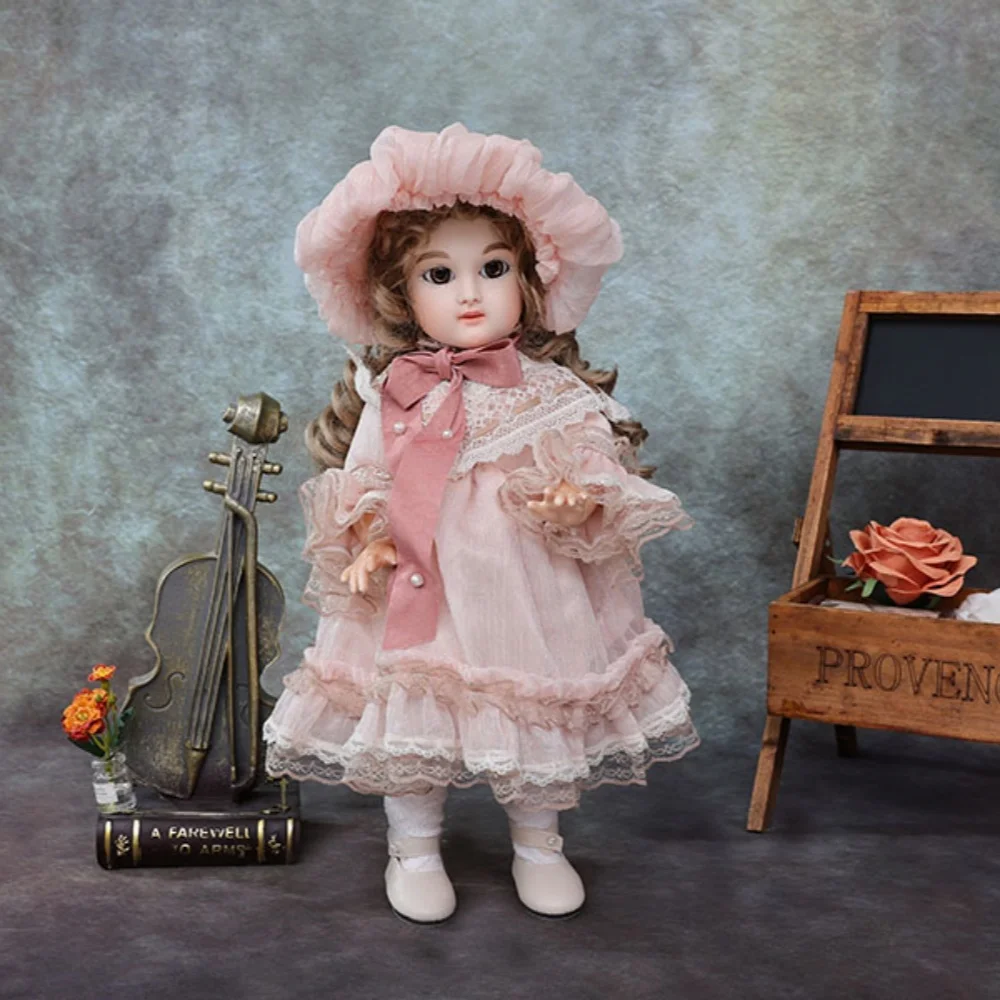 16 pollici Kawaii stile vittoriano BJD bambola zuppa retrò bambole in vinile giocattolo carino hobby raccolta originale fatto a mano arte bambini regali di Natale