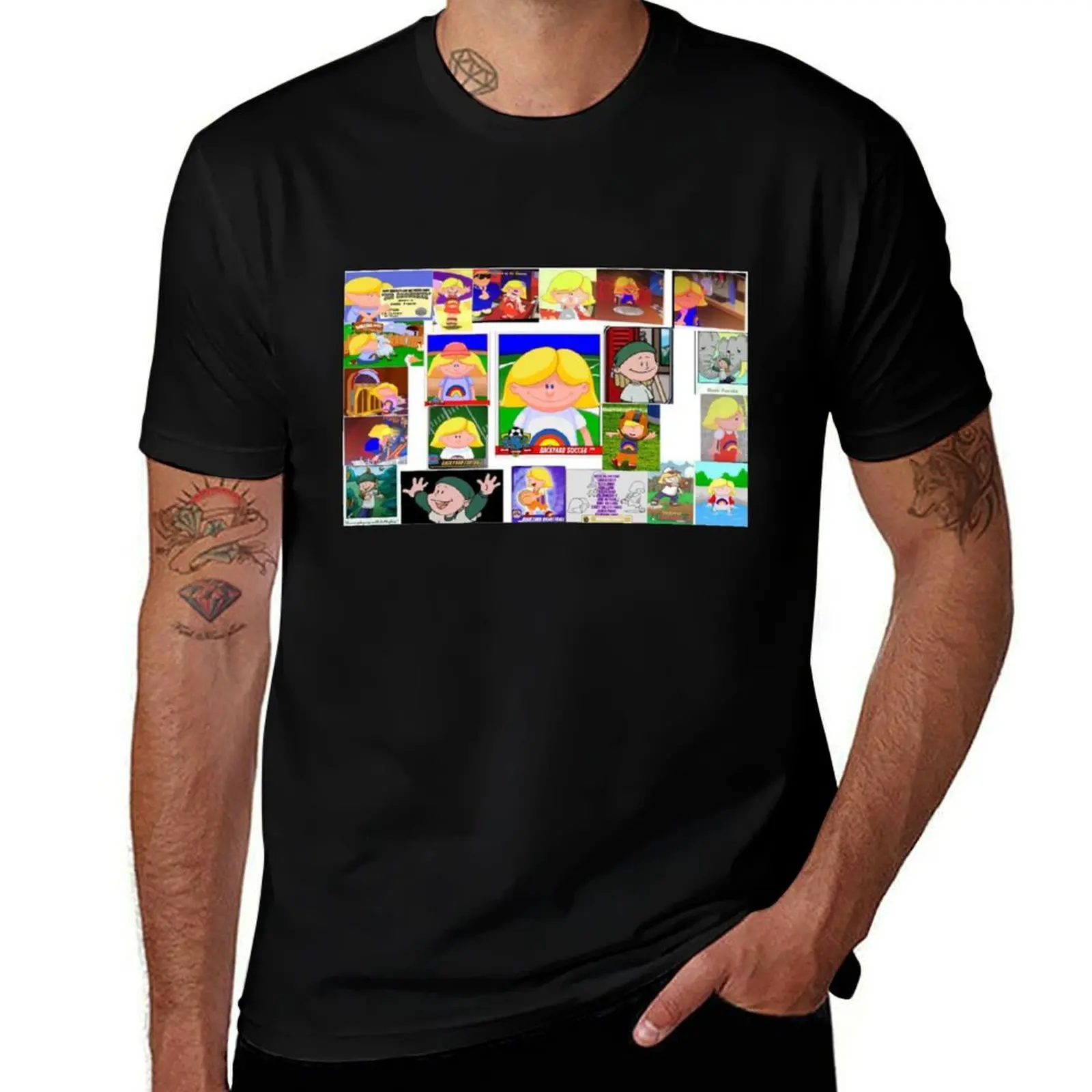 Annie Frazier collage T-Shirt All Weather Casual Short Sleeve