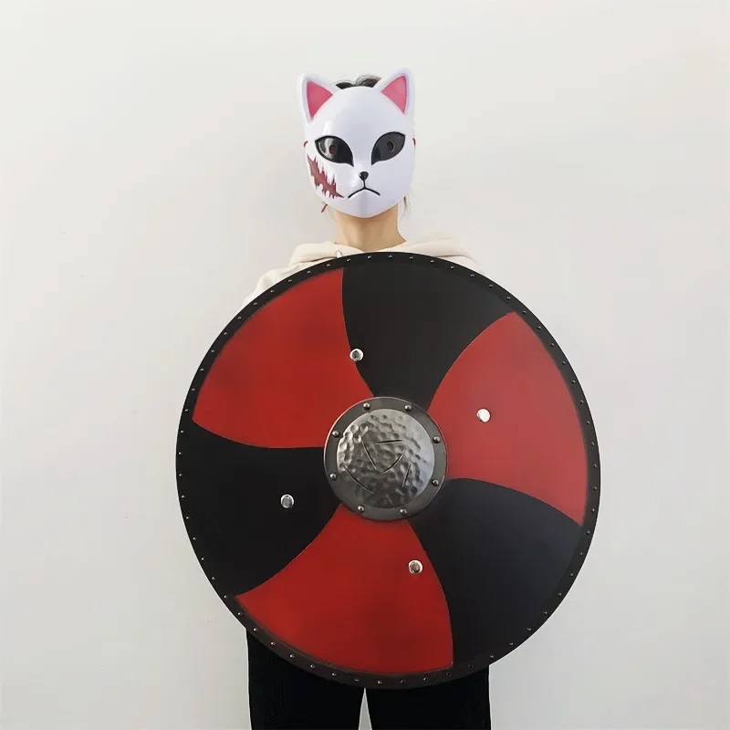 48cm Replika Tarczy Filmowej Rekwizyt Cosplay Wojowników Symulacja Tarcza PU Dekoracja Ścienna Domu Rekwizyt na Imprezę dla Dorosłych