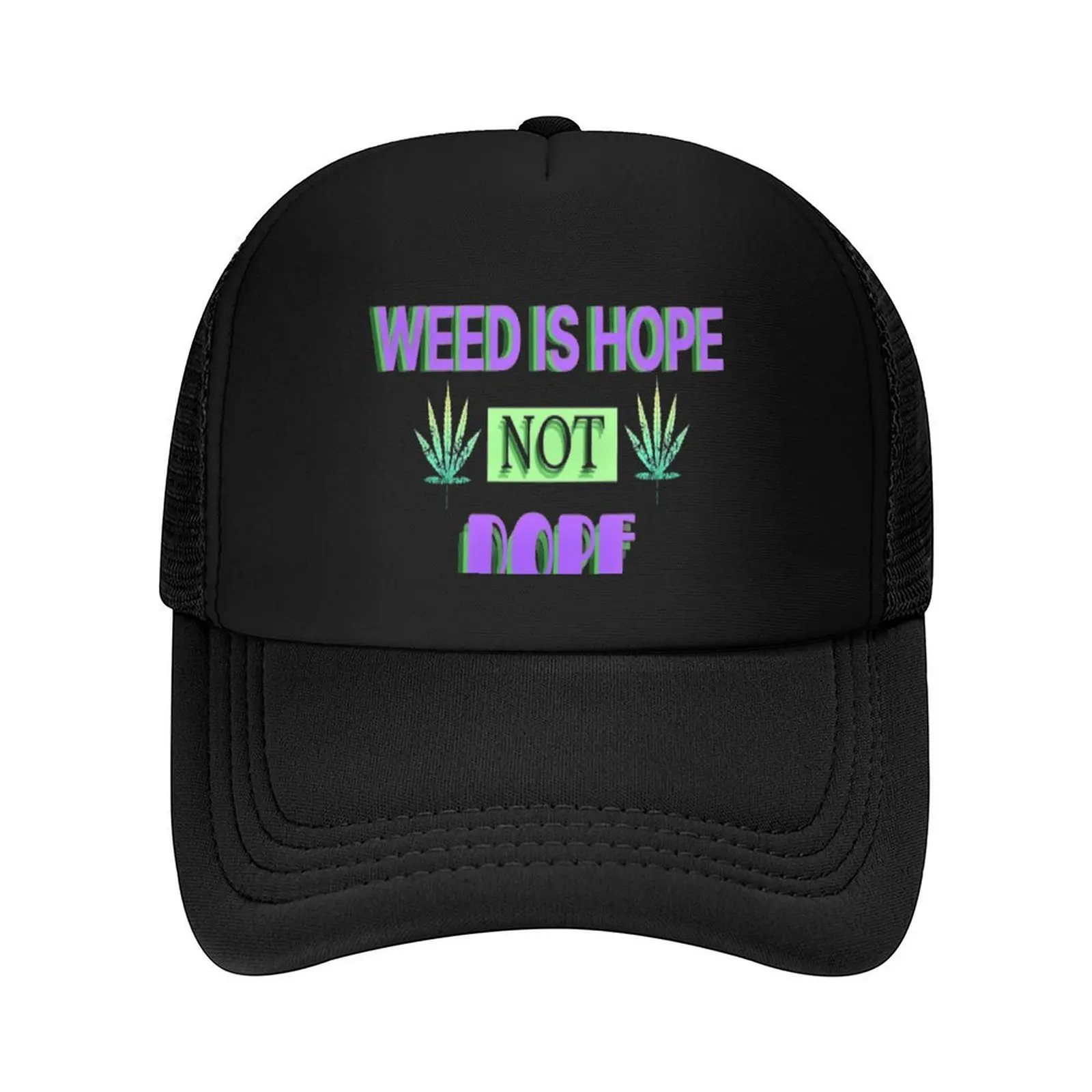 

WEED IS HOPE Cannatees Baseball Cap Ball Cap Hip Hop Hat Beach Sunhat Men Hats Women's