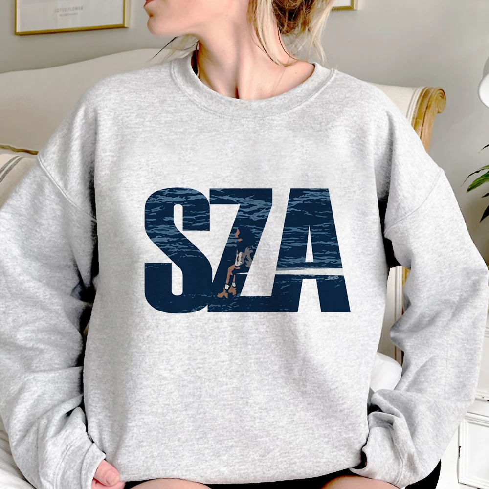 

Sza hoodie Y2K graphic anime sweater printed design kawaii patterned teen tracksuits pullover pattern printed design harajuku