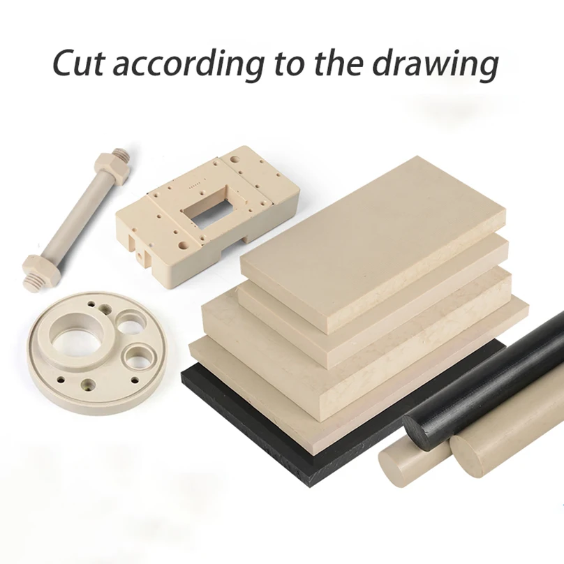 الطول 100 مللي متر ، 200 مللي متر ، 300 مللي متر ، 400 مللي متر ، 500 مللي متر قضيب مستدير نظرة خاطفة ، بوليثير etherk etone قضيب مستدير باستخدام الحاسب الآلي قطر 10-50 مللي متر