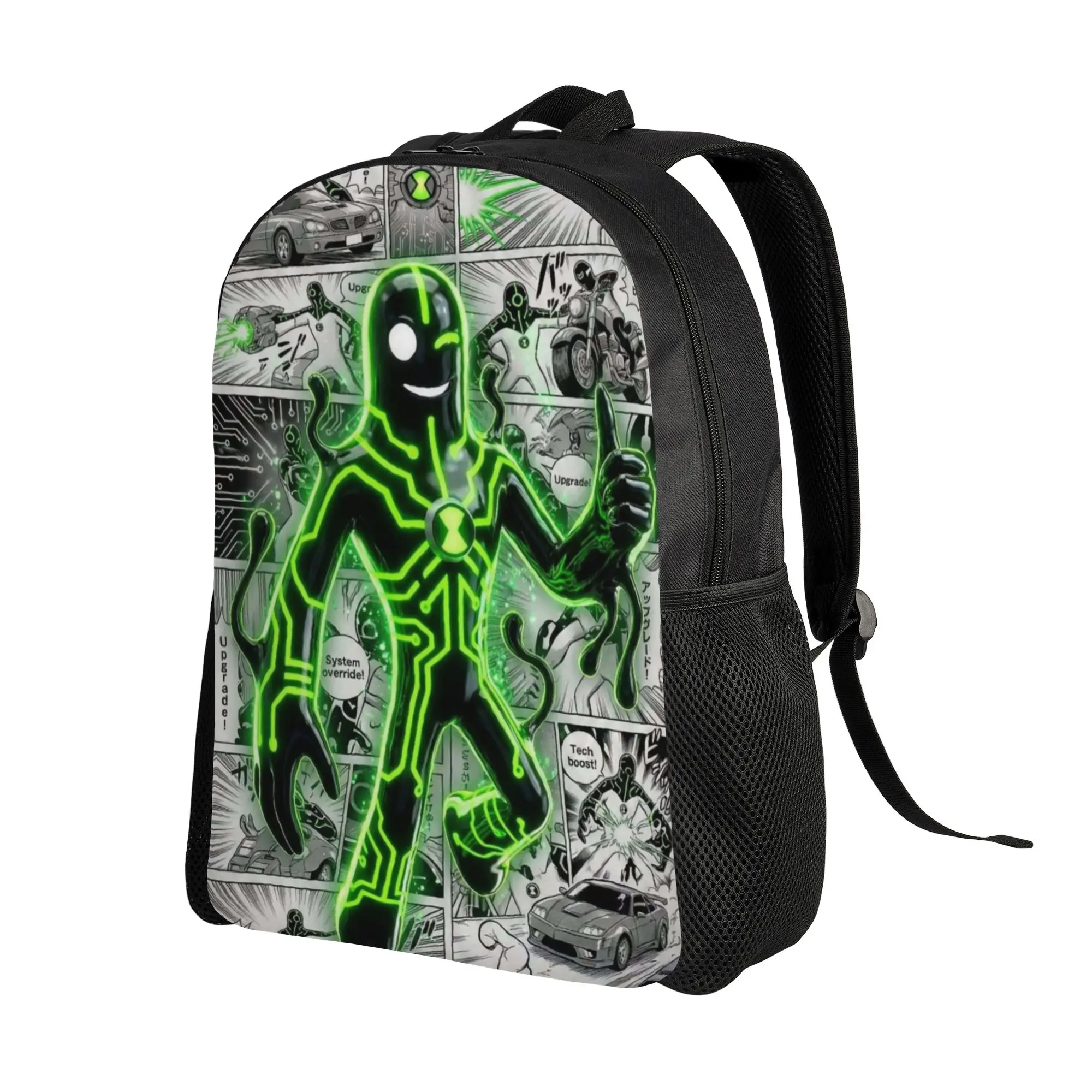 Handbag Back to school season Upgrade Ben10 Tech Alien Graphic  Personalised Backpack
