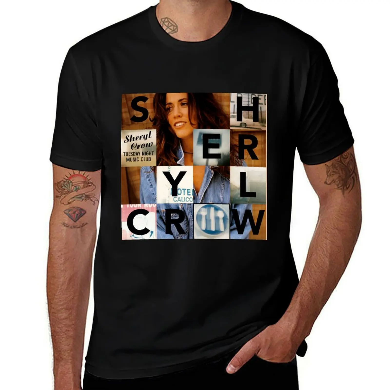 

Sheryl Crow tuesday night music club T-Shirt tees anime clothes mens t shirts casual stylish