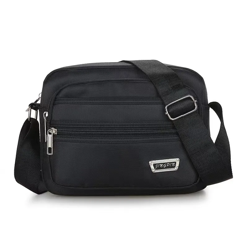 Bolsa masculina coreia japão à prova dwaterproof água oxford pano ombro quadrado saco multi espaço mensageiro crossbody saco do telefone móvel