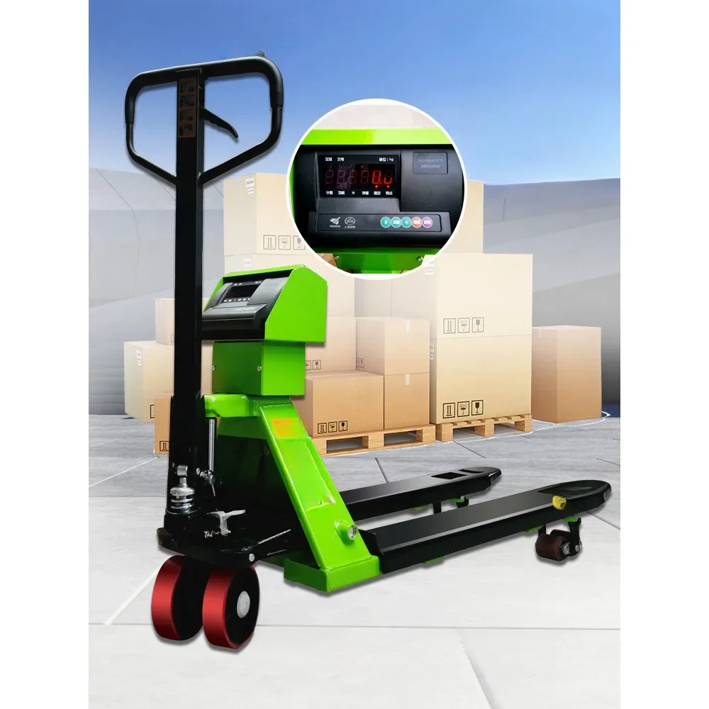 Caminhão de balança eletrônica empilhadeira de pesagem manual