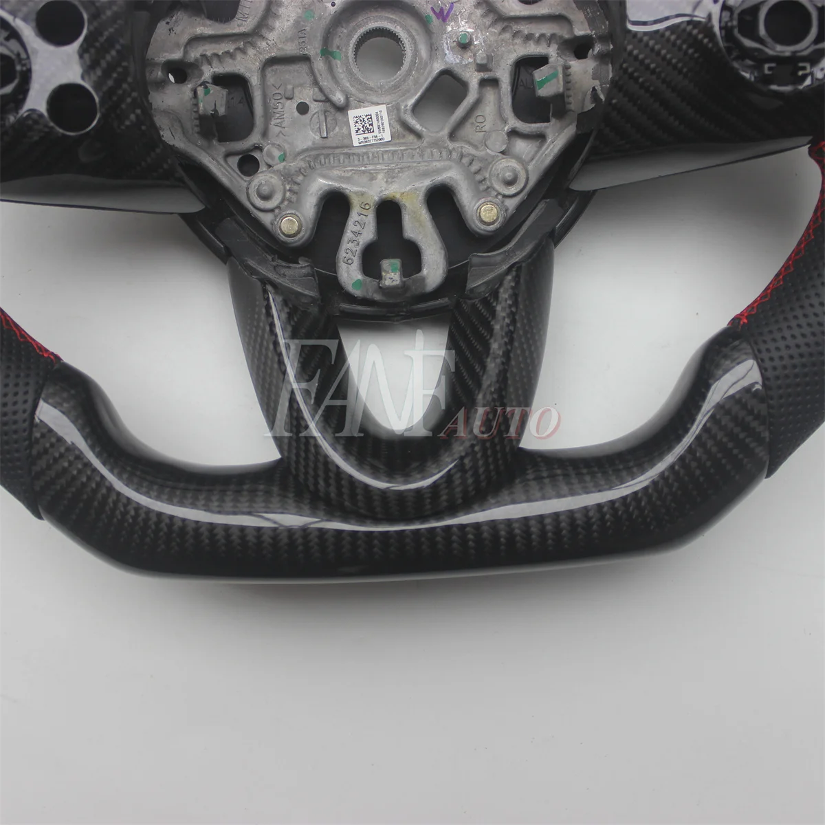 Replacement Real Carbon Fiber Steering Wheel with Leather for BMW MINI F55 F56 F57 F60