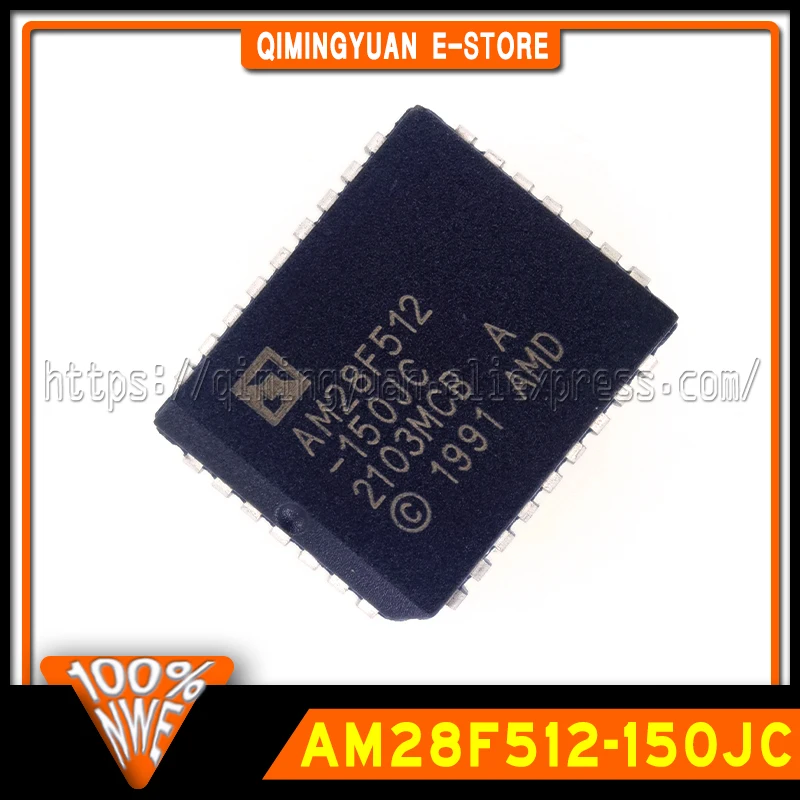 10PCS/LOT AM28F512-150JC PLCC32 AM28F512 150JC