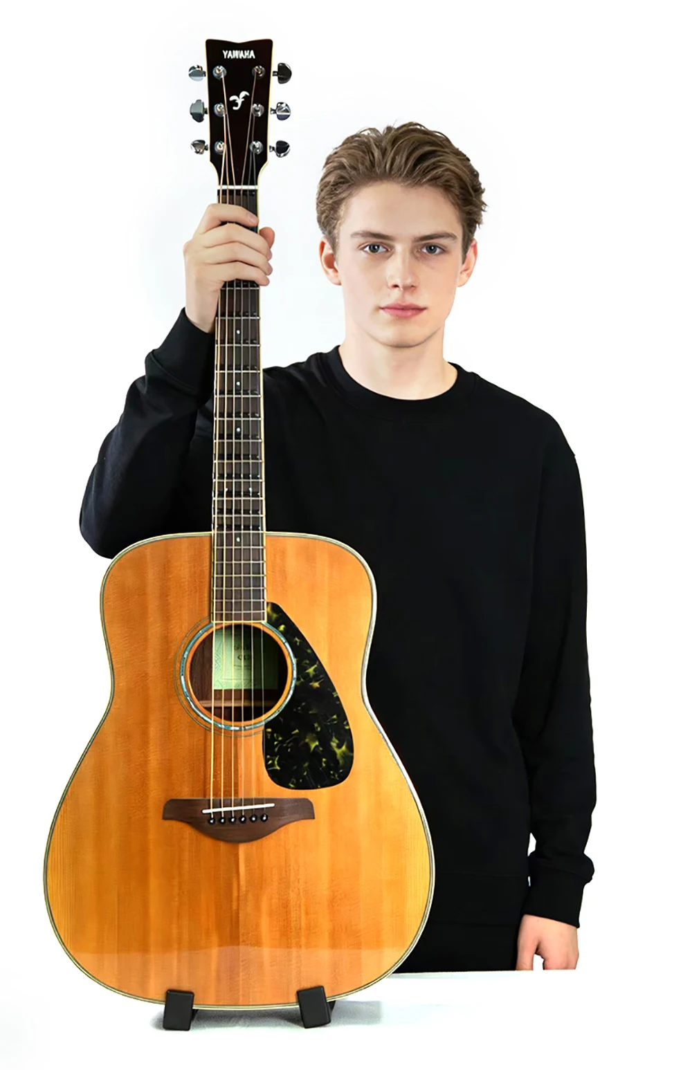 Gitarrenständer, ultrakleiner Akustikgitarrenständer, tragbares Klemmdesign, verstellbar von 9 cm bis 12 cm, aufrecht stehend – Detail 12