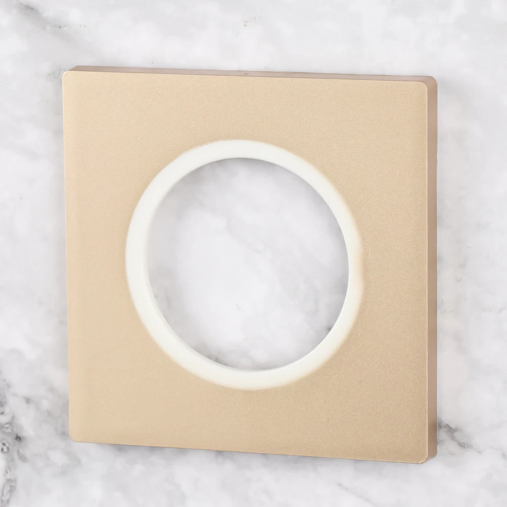 Exterior Decorative Snap-on Panel Self-adhesive Furniture Protective Reserved Hole Cover Wall Wire Hole Covers Vents Decor Cap