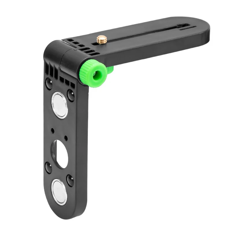 

Mini Laser Level Wall Bracket Adjustable 360° For 1/4" Thread Laser Levels Support Wall Mounted Holder Strong Magnet