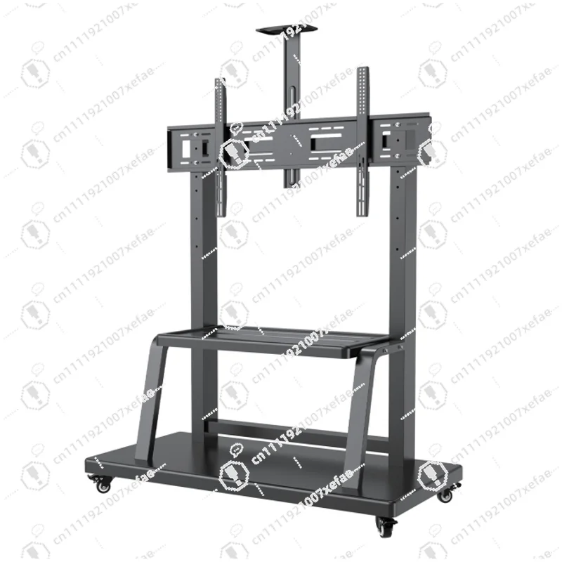 

Lifting on-duty TV cart Movable TV bracket Height adjustable floor bracket Large load Wheeled TV cart Household bracket