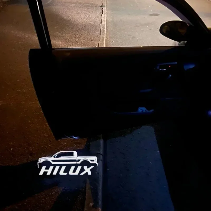 

For Toyota HILUX Sport Pickup Truck Car Lights Accessory LED Door Projector Ghost Shadow Courtesy Lamp LED Car Good Accessories
