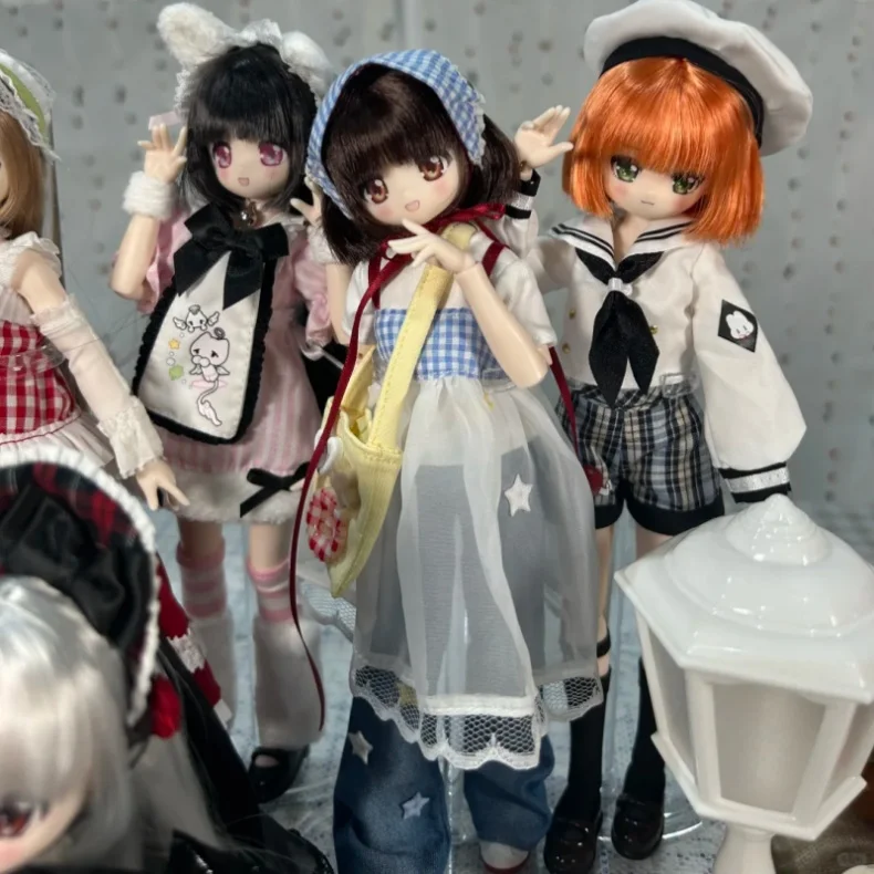 Original SyncyLand OOTD BJD Blind Box Niedliche Anime-Puppe mit Beweglichen Gelenken und Echthaar Key 2 Mini Sammelfigur Wohndekor Geschenk – Detail 4