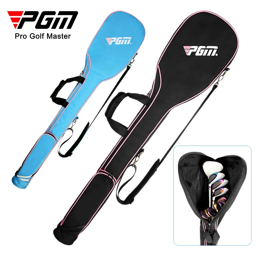 

PGM Foldable Golf Gun Bags Package Capacity Packed 8-9 Clubs Mini Soft Club Bag Shoulder Unisex Suitable for Beginners QIAB018