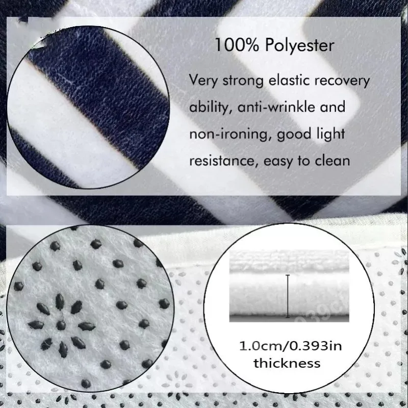 سجادة ألعاب هندسية نيون لغرفة المعيشة، تصميم على الطراز التقني، ديكور منزلي داخلي، سجادة أرضية كبيرة الحجم لمنزل الألعاب الحديث #5