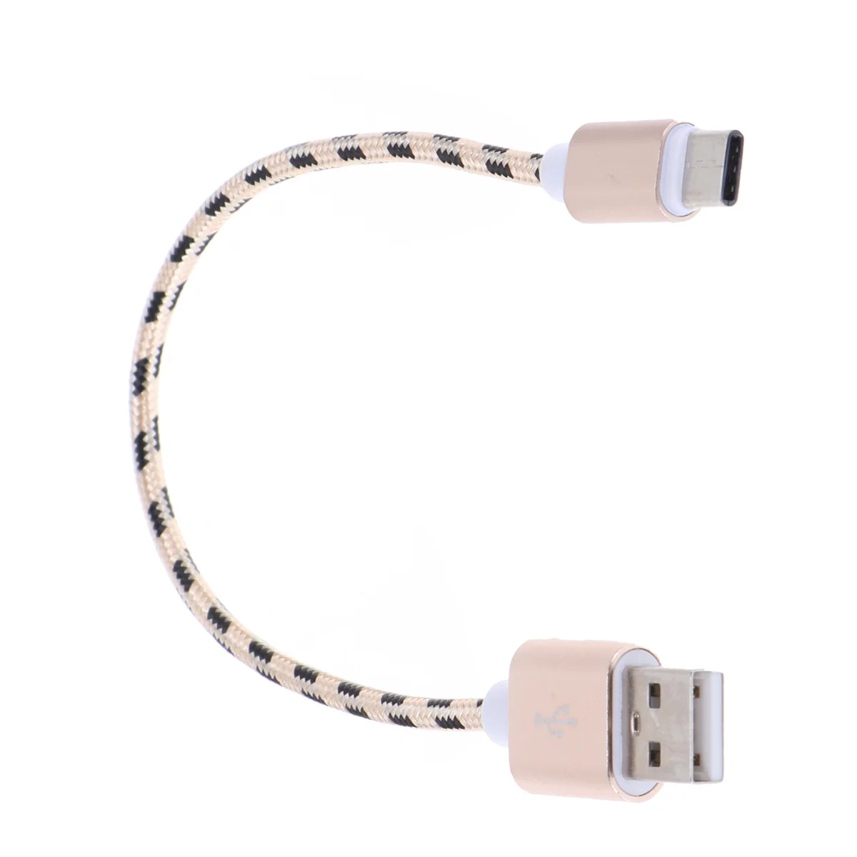 

Tiger Pattern Charging Cable 0.25M Nylon Braided Fast Charging Usb C Cable For Type C Devices Data Sync Home Office Travel Use