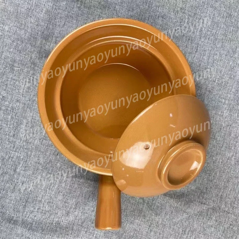 

19cm 21cm Soup Pot Crock Ceram Casserol Pots Ceramic Rice Noodle Saucepan High Temperature Resistant Cooking Pan for Gas Stove