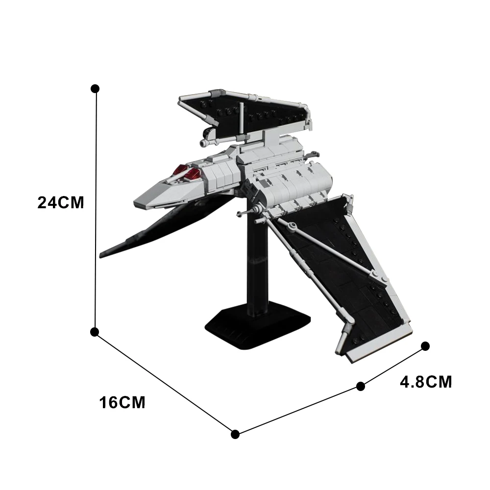 MOC Midi-Schaal Havocs MarauderedS Spacefighters Bouwsteenset Space Movie iInterstellars Ruimtevaartuigen Baksteen Speelgoed KINDEREN Cadeau