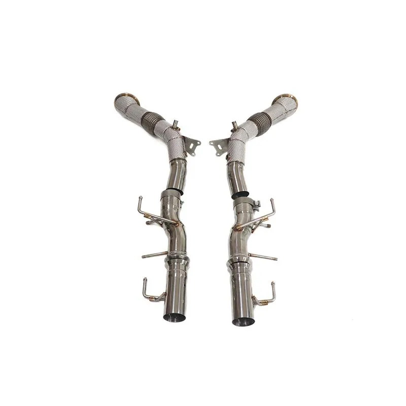 

Полный набор ING из нержавеющей стали для даунпайпа Ferrari SF90, выхлопная труба Catback с теплозащитным экраном, детали для тюнинга автоматической производительности