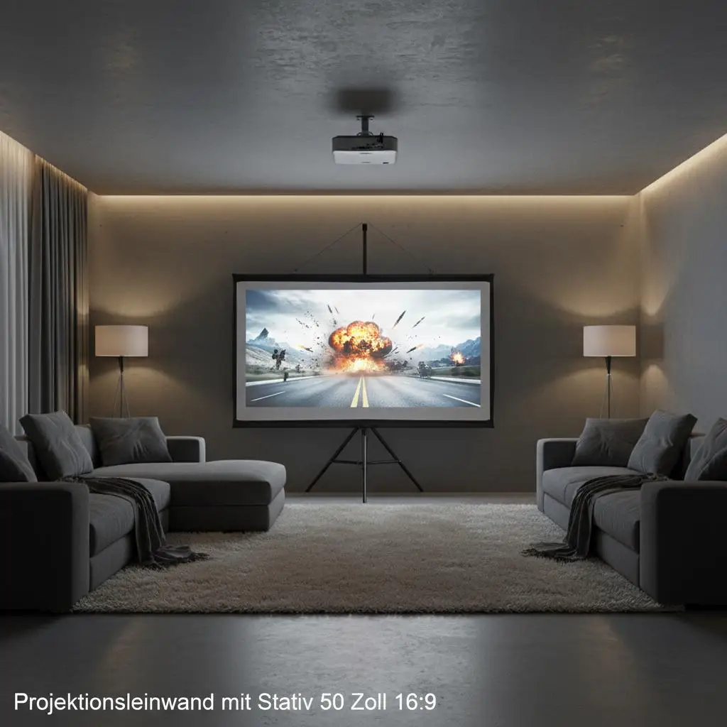 Écran de projection avec trépied 50 pouces 16:9