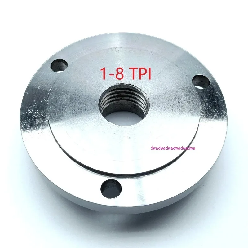 

1-8 1" x 8 TPI Spindle Thread Flange Back Plate Adapter Wood Lathe Use Metal Chuck K11-80 K12-80 K11-100 K12-100 K11-125 K12-125