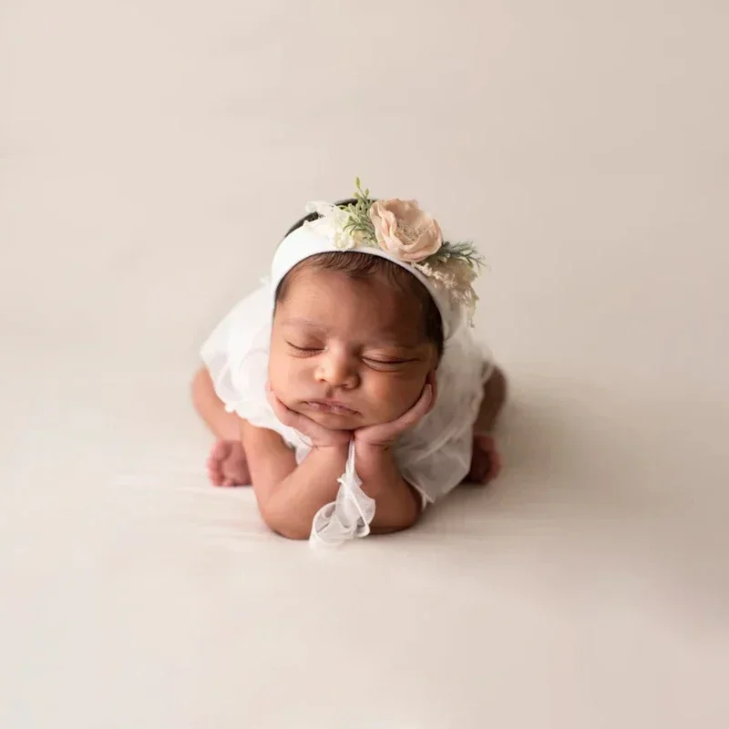 

Платье принцессы, костюм для фотосессии, кружевной комбинезон с рюшами, одежда для новорожденных девочек, реквизит, комплект аксессуаров для фотосъемки