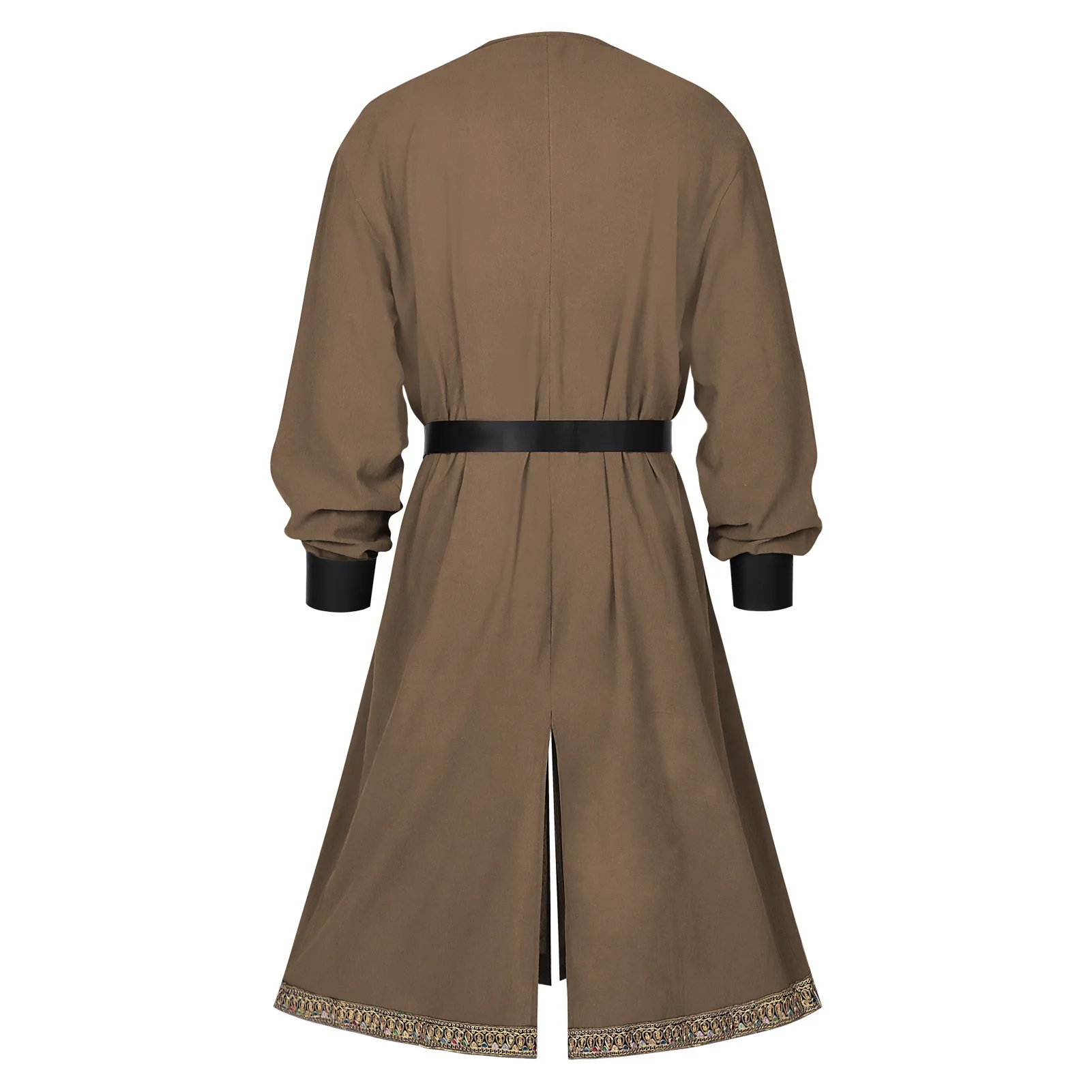 Mittelalterliches grenzüberschreitendes neues Herren-Langoberteil, Halloween-Ritter, Pirat, Retro-Wikinger, Herrenbekleidung, Bühnenkostüm, traditionelles Hanfu