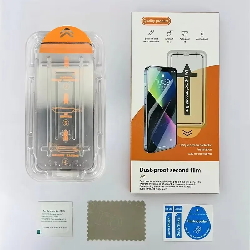 3PCS Support Fingerprint Unlock HD Screen Protector Flim For Samsung Galaxy A57/37/27/17/07 A56/36/26 5G Auto-installed Dust Kit
