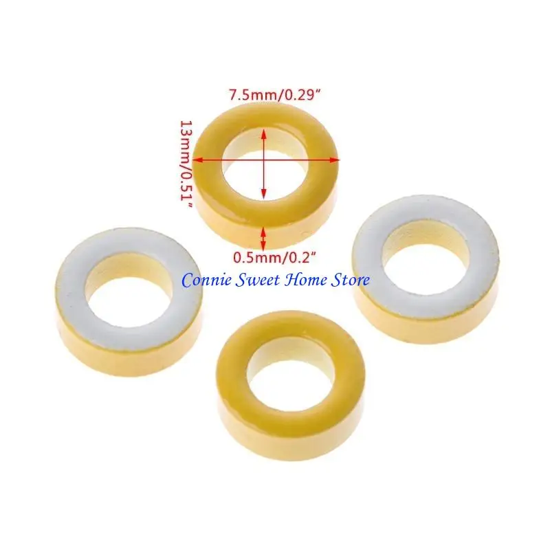 LXAF 50 PCS/SET T50-26 Núcleo energia ferro anéis ferrite toroidal 7,5 mm para indutores