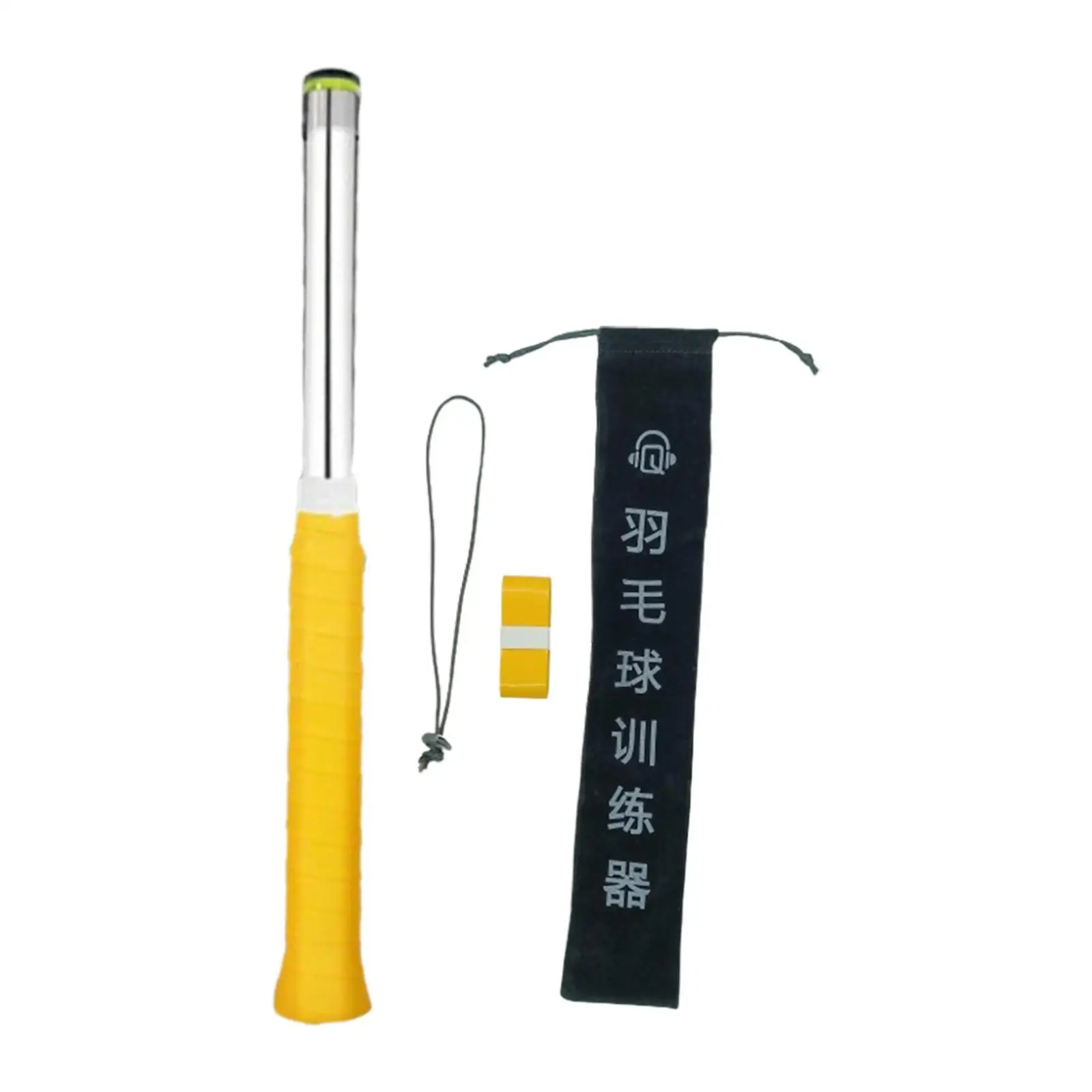 Badminton Racket Swing Trainer Auxiliary Tool Practice for Strength Flexibility and Tempo with Sound Badminton Training Tool