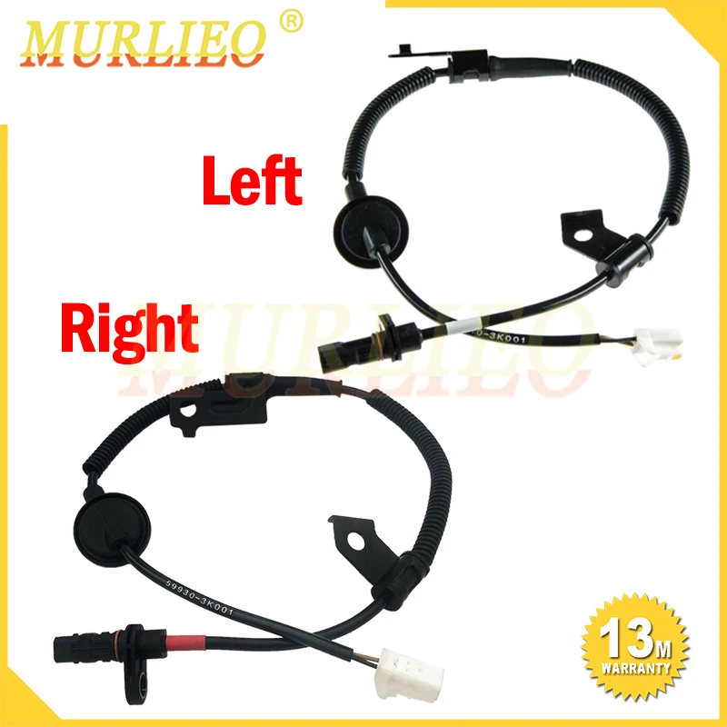 ABS Wheel Speed Sensor Rear Left & Right For Hyundai Azera 3.3L 3.8L 06-11 Sonata 05-12 Grandeur 05-11 59910-3K001 59930-3K001