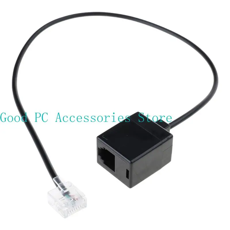 R53C Solid RJ45 Ethernet do RJ11 Lines Lines Converter Adapter Cable Akcesorium biurowe