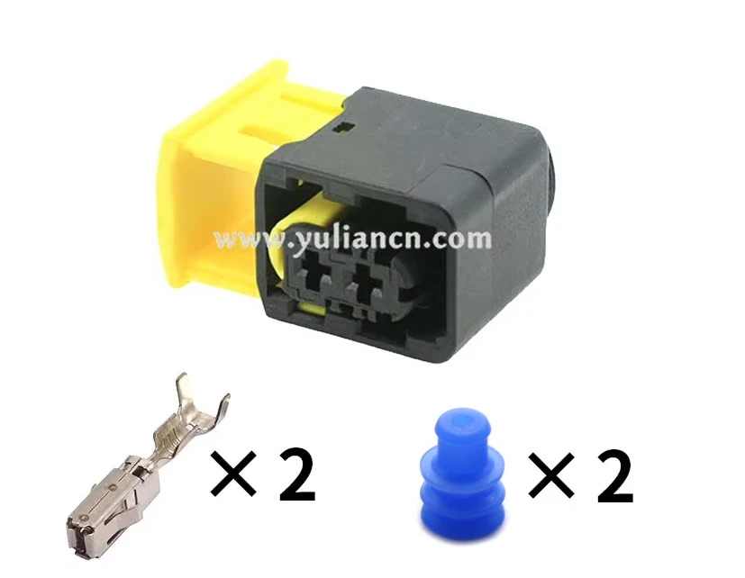 YLCNC factory direct sales 1Set 2Pin Automobile oil-water separation sensor plug 1-1418448-2 1-1418451-1