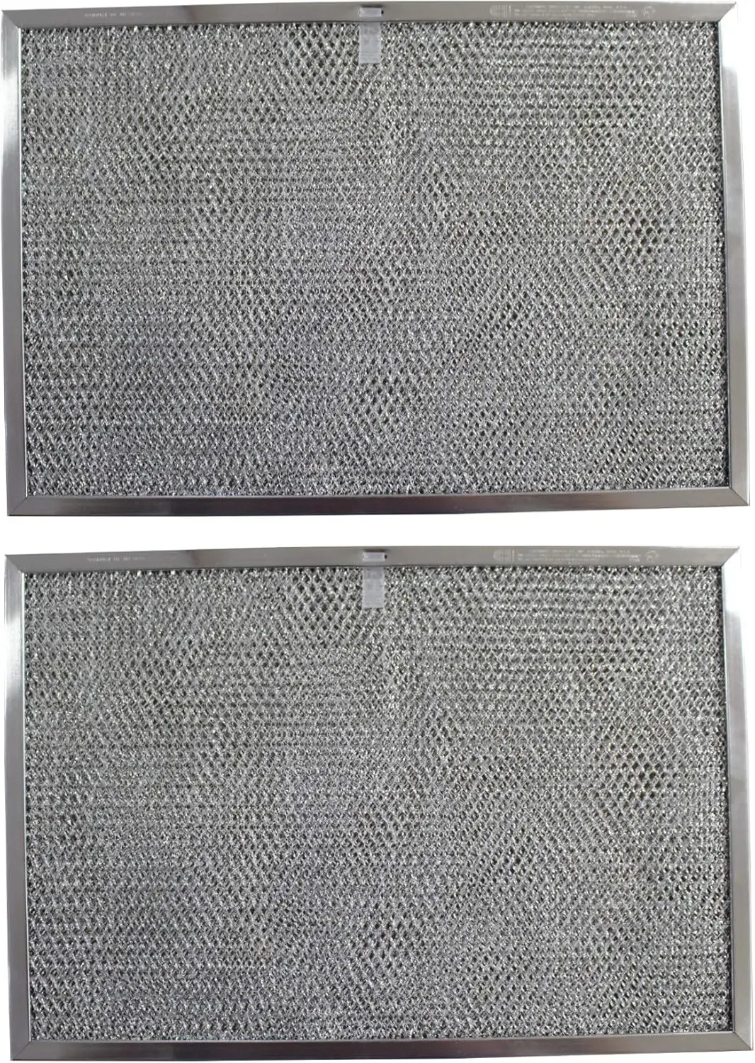 

2-Pack Aluminum Replacement Filters, Compatible with GE WB02X2158 WB2X2158 G-8612 RHF1124, 11-3/8 x 17 x 3/8 Inch